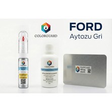 COLORGUARD Ford Aytozu Grisi Rötuş Seti - 2 si 1 Arada İğne ve Fırça Uçlu Şişe, Solüsyon ve Rötuş Çeliği