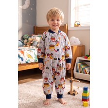 Babymod Araba Desenli 2.5 Tog Elyaf Dolgulu Premium Kaliteli Erkek Çocuk Uyku Tulumu