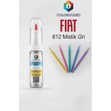 COLORGUARD FIAT 612 Mistik Gri Rötuş Boyası ve 5'li Rötuş Çubuğu Hassas Uygulama Seti