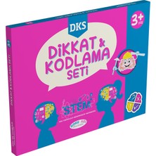 Doku Aes Dikkat Kodlama Seti 3+ Yaş – 2 Kitap Dikkat ve Kodlama Eğitim Seti