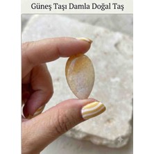 Best Bioenerji Taş Terapi Güneş Taşı Damla Doğal Taş