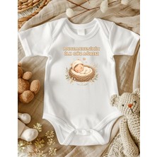 Lupi Anneanne Tasaımlı Bebek Zıbın % 100 Pamuk Unisex 182