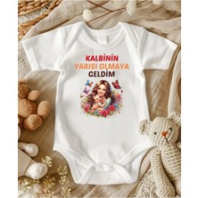 Lupi Anne Yazılı Erkek Body % Yüz Pamuk Bebek Zıbın