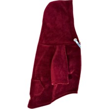 St. Morritz Octopus Plum -Kanguru Cepli Kedi-Köpek Polar Hoodie Sweatshirt