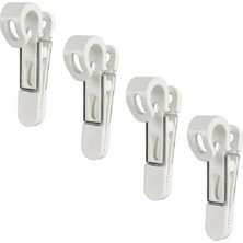 St. Morritz Plastik Mandal. Tekne Çamaşır Eşya Askı Mandalı. 4'lü Paket