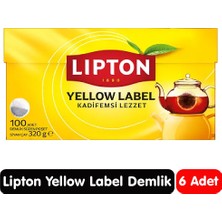 Lipton Yellow Label Demlik Poşet Çay 100 Adet 6 Paket