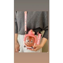 St. Morritz Motivasyonel Ayıcık Su Matarası Çocuk Suluk 1000 ml Sticker
