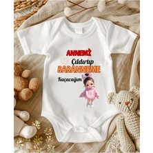 Lupi Babaanne Yazılı Bebek Zıbın % 100 Pamuk 52