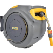 Botanika 2401-3460H Duvara Monte 20 M Hortumlu Otomatik Geri Sarmalı Hortum Toplama Makara Seti + 26