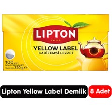 Lipton Yellow Label Demlik Poşet Çay 100 Adet 8 Paket