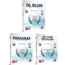 3D Yayınları 2026 Tyt Ayt Paragraf + Dil Bilgisi + Ses Yazım Konu Özetli Soru Bankası Seti 3 Kitap