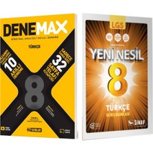 Hız Yayınları Denemax 8. Sınıf Türkçe 10'lu Akıllı Deneme ve Yeni Nesil Türkçe Soru Bankası