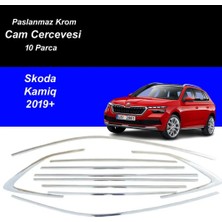 Ekolmaks Skoda Kamiq 2019 Tamtur 10 Parça Krom Cam Çıtası