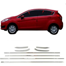 Ekolmaks Ford Fiesta Mk6 Hb 2008-2017 Tamtur 16 Parça Krom Cam Çıtası