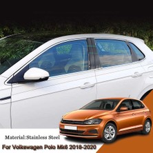 Ekolmaks Volkswagen Polo Mk6 2018+ Tamtur 12 Parça Krom Cam Çıtası