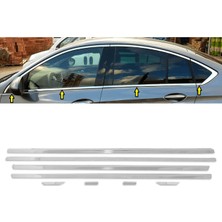 Ekolmaks Opel Insignia 2017-2021 Alt Cam Çıtası 6 Parça Krom