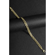 Takıdepo Gurmet Model Gümüş 6,10 mm Genişlik Bileklik -