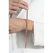 Takıdepo Nonna Model Gümüş 6,10 mm Genişlik Bileklik -