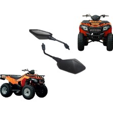 Moto Ulusoy Kuba Atv Jumbo 200 - Viptrack - Xwolf 300 Ayna Takımı Uzun Kol Geniş Açı