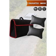 Automod Daihatsu Move Uyumlu Bagaj Çantası Spor Model Koltuk Yastığı Lüks Siyah Renk