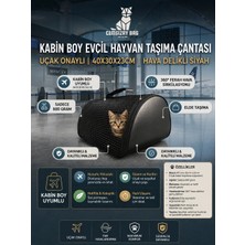 Cemgizay Kedi ve Köpek Taşıma Çantası 40x30x23 cm Kabin Boy Softcase