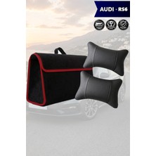 Automod Audi Rs6 Uyumlu Spor Model Bagaj Çantası Lüks Koltuk Yastığı Siyah Renk