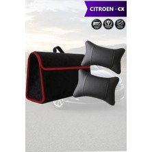 Automod Citroen Cx Uyumlu Koltuk Yastığı Lüks Spor Model Bagaj Çantası Siyah Renk