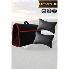 Automod Citroen Gs Uyumlu Lüks Spor Model Koltuk Yastığı Bagaj Çantası Siyah Renk