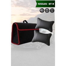 Automod Nissan Gtr Uyumlu Bagaj Çantası Koltuk Yastığı Lüks Spor Model Siyah Renk