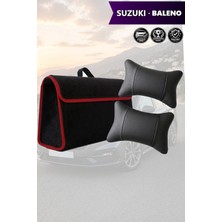 Automod Suzuki Baleno Uyumlu Bagaj Çantası Koltuk Yastığı Lüks Spor Model Siyah Renk