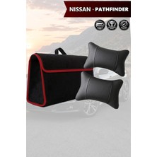 Automod Nissan Pathfinder Uyumlu Bagaj Çantası Koltuk Yastığı Lüks Spor Model Siyah Renk