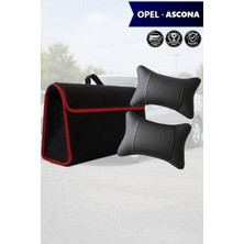 Automod Opel Ascona Uyumlu Bagaj Çantası Koltuk Yastığı Lüks Spor Model Siyah Renk