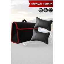 Automod Hyundai Sonata Uyumlu Spor Model Lüks Bagaj Çantası Koltuk Yastığı Siyah Renk