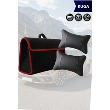 Automod Kuga Uyumlu Spor Model Bagaj Çantası Koltuk Yastığı Lüks Siyah Renk