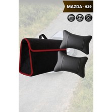 Automod Mazda 929 Uyumlu Bagaj Çantası Koltuk Yastığı Spor Model Lüks Siyah Renk