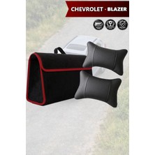 Automod Chevrolet Blazer Uyumlu Koltuk Yastığı Bagaj Çantası Lüks Spor Model Siyah Renk
