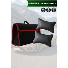Automod Renault Grand Espace Uyumlu Lüks Bagaj Çantası Spor Model Koltuk Yastığı Siyah Renk