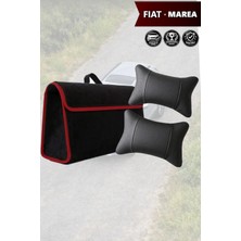 Automod Fiat Marea Uyumlu Bagaj Çantası Koltuk Yastığı Lüks Spor Model Siyah Renk