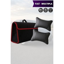 Automod Fiat Multipla Uyumlu Spor Model Bagaj Çantası Koltuk Yastığı Lüks Siyah Renk