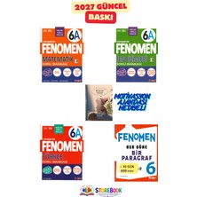 Fenomen Yayıncılık 6.sınıf Matematik A + Fen Bilimleri A + Türkçe A ve Paragraf Soru Bankası Zamansız Ajanda Hediyeli Maarif Model 2027