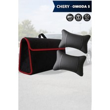 Automod Chery Omoda 5 Uyumlu Bagaj Çantası Koltuk Yastığı Lüks Spor Model Siyah Renk