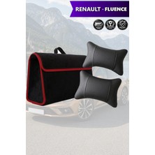 Automod Renault Fluence Uyumlu Lüks Bagaj Çantası Spor Model Koltuk Yastığı Siyah Renk