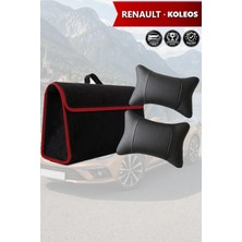 Automod Renault Koleos Uyumlu Bagaj Çantası Koltuk Yastığı Spor Model Lüks Siyah Renk