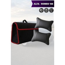 Automod Alfa Romeo 166 Uyumlu Lüks Bagaj Çantası Koltuk Yastığı Spor Model Siyah Renk