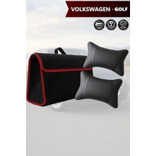 Automod Volkswagen Golf Uyumlu Bagaj Çantası Koltuk Yastığı Spor Model Lüks Siyah Renk