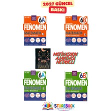 Fenomen Yayıncılık 6.sınıf Matematik A + B ve Fen Bilimleri A + B Zamansız Ajanda Hediyeli Maarif Model 2027