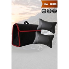 Automod Kia Ceres Uyumlu Spor Model Bagaj Çantası Koltuk Yastığı Lüks Siyah Renk