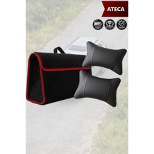 Automod Ateca Uyumlu Bagaj Çantası Lüks Koltuk Yastığı Spor Model Siyah Renk