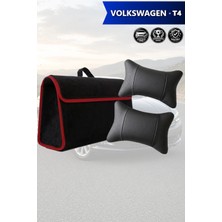 Automod Volkswagen T4 Uyumlu Spor Model Bagaj Çantası Lüks Koltuk Yastığı Siyah Renk