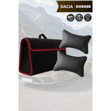 Automod Dacia Dokker Uyumlu Spor Model Bagaj Çantası Lüks Koltuk Yastığı Siyah Renk